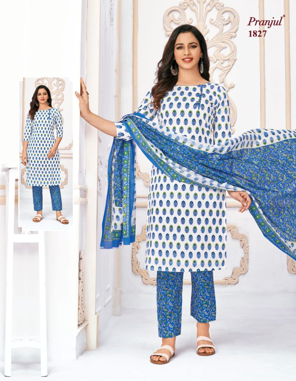 Pranjul Priyanka 18 Casual Daily Wear Wholesale Printed Cotton Dress Material
